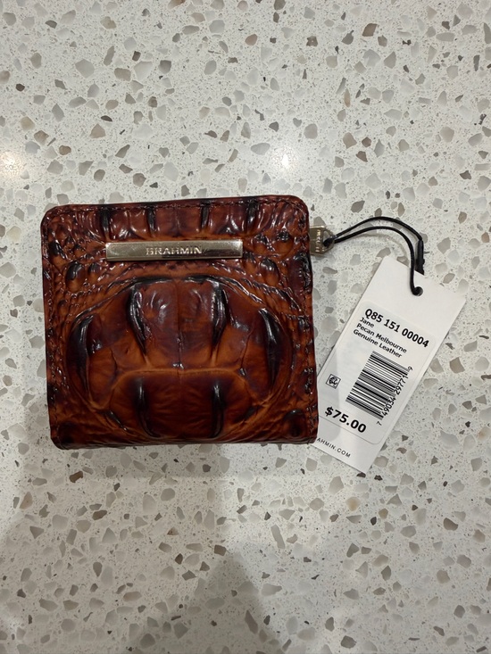 Brahmin Handbags - Brahmin Brown Croc-Embossed Leather Women’s Wallet